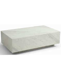 sofabord hvid marmor sten aflangt stort