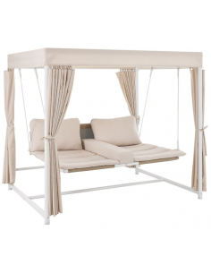 dobbelt solseng havemøbler udendørsmøbler udendørs indretning solvogn daybed