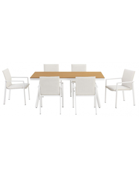 spisebordssæt udendørs havemøbler havebord med havestole polyrattan