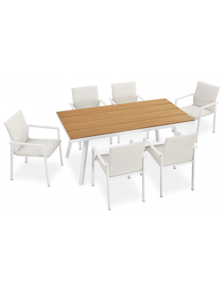 spisebordssæt udendørs havemøbler havebord med havestole polyrattan