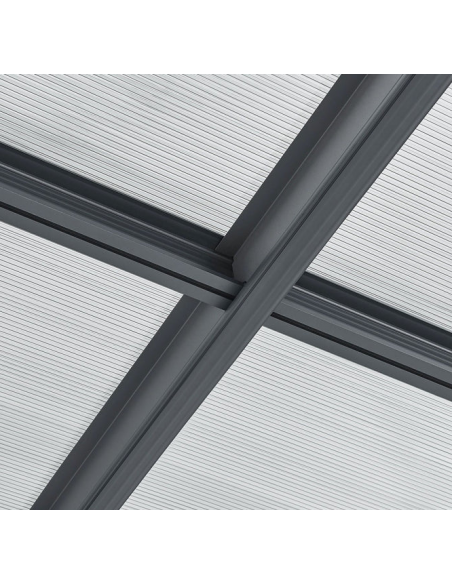 carport aluminium billig grå mørkegrå sort stål