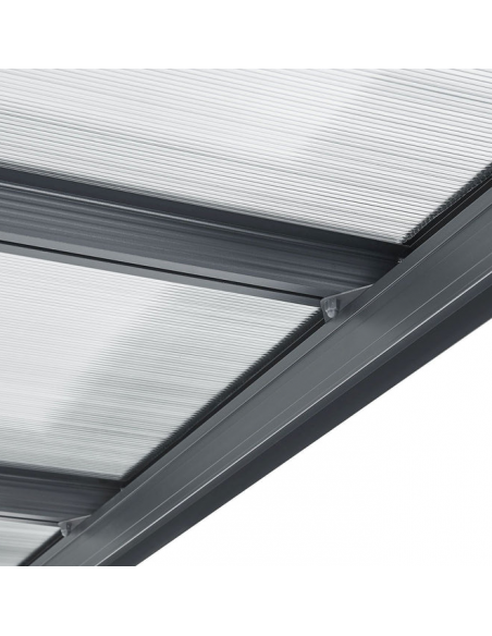 carport aluminium billig grå mørkegrå sort stål