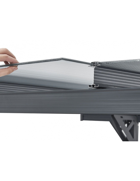carport aluminium billig grå mørkegrå sort stål