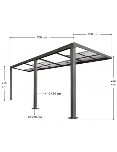 terrasse overdækning terrasseoverdækning pavillon overdækket terrasse med skydetag 2