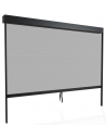 TAHITI Side til pavillon i tekstil og aluminium 300 cm - Antracit