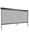 TAHITI Side til pavillon i tekstil og aluminium 400 cm - Antracit