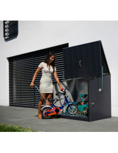 haveskur redskabsboks redskabsskur cykelskur cykelopbevaring skur til haven havebygninger 2