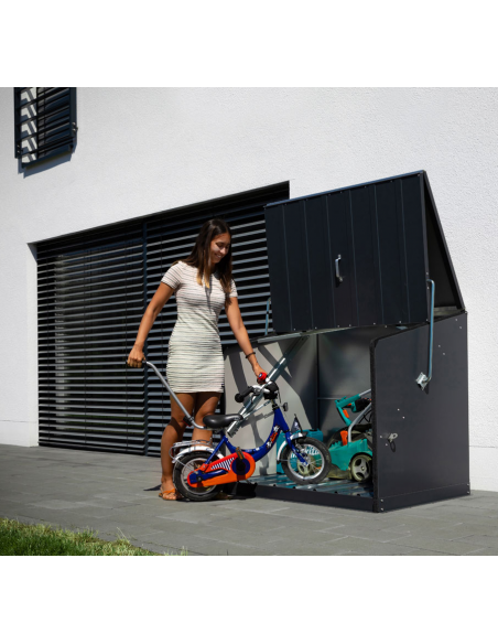haveskur redskabsboks redskabsskur cykelskur cykelopbevaring skur til haven havebygninger