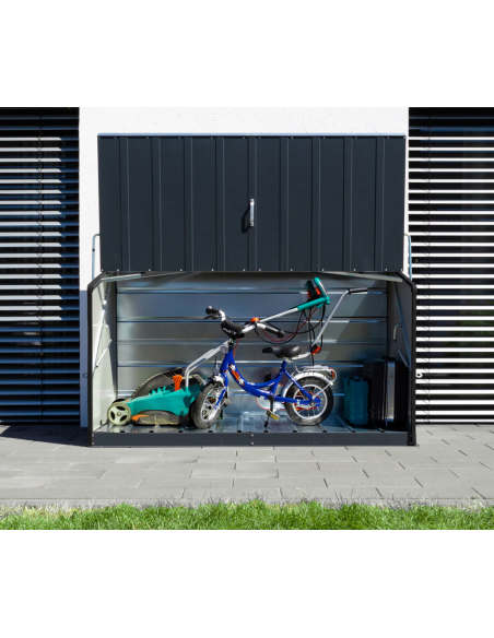 haveskur redskabsboks redskabsskur cykelskur cykelopbevaring skur til haven havebygninger
