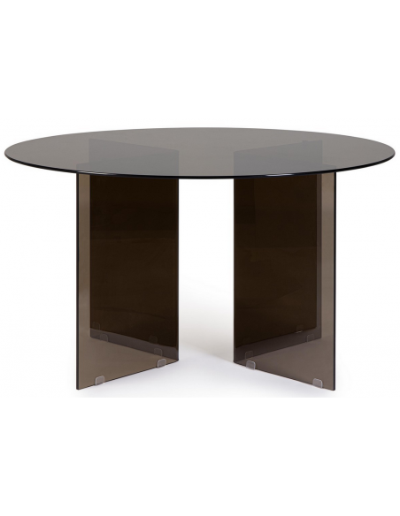 rundt spisebord glas 130