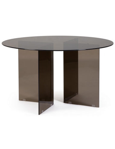rundt spisebord glas 130