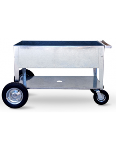 højbed plantekasser havedekoration højbede stål hjul