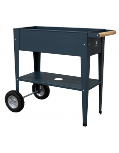 højbed plantekasser havedekoration højbede stål hjul