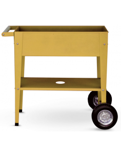 højbed plantekasser havedekoration højbede stål hjul