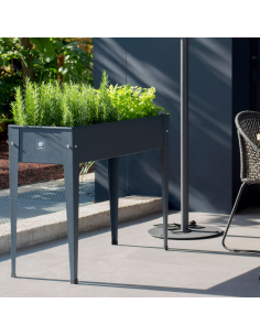 højbed plantekasser havedekoration højbede stål 2