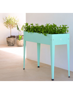 højbed plantekasser havedekoration højbede stål 2