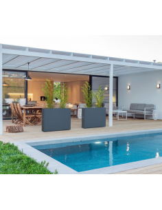 højbed plantekasser havedekoration højbede stål 2