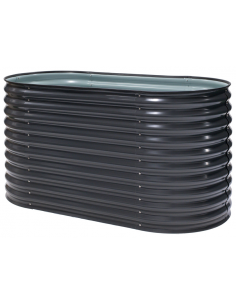 højbed plantekasser havedekoration højbede sort stål