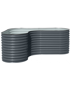 højbed plantekasser havedekoration højbede sort stål