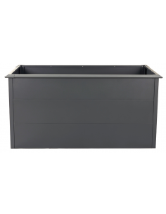 højbed plantekasser havedekoration højbede sort stål