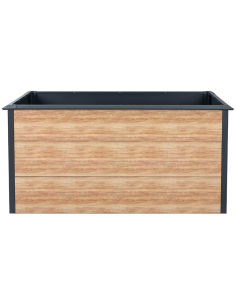 højbed plantekasser havedekoration højbede sort stål