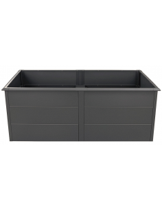 højbed plantekasser havedekoration højbede sort stål