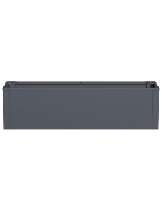 højbed plantekasser havedekoration højbede sort stål