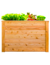 Westmann Klassik højbed H66 x B100 x D65 cm i lærketræ - Natur