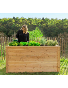 højbed plantekasser havedekoration højbede træ 2