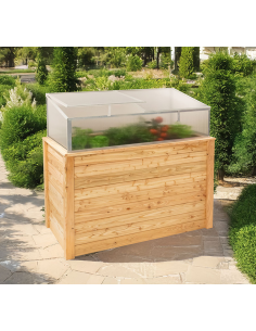 højbed plantekasser havedekoration højbede træ minidrivhus 2