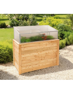 højbed plantekasser havedekoration højbede træ minidrivhus 2