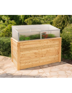 højbed plantekasser havedekoration højbede træ minidrivhus 2