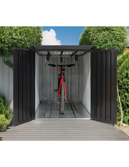 cykelskur redskabsboks redskabsskur redskabsskur cykelopbevaring skur til haven havebygninger