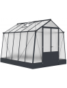 Westmann Aurora Drivhus i aluminium og polycarbonat H240 x B248 x D309 cm - Antracit