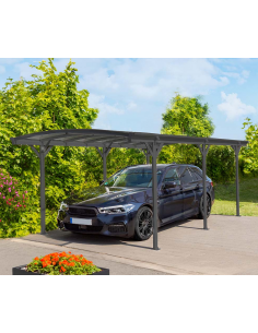 carport fritstående stål aluminium 2
