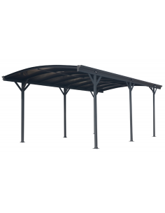 carport fritstående stål aluminium