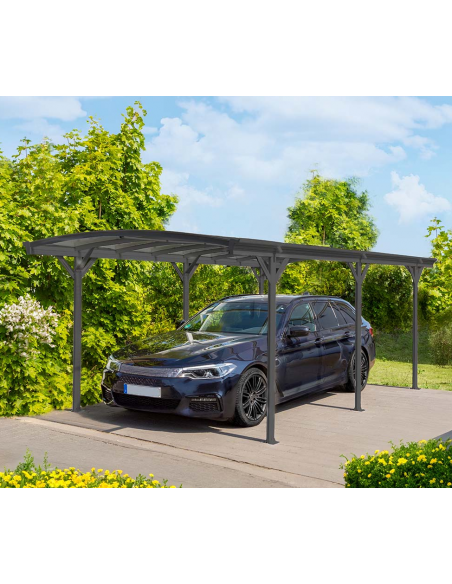 carport fritstående stål aluminium