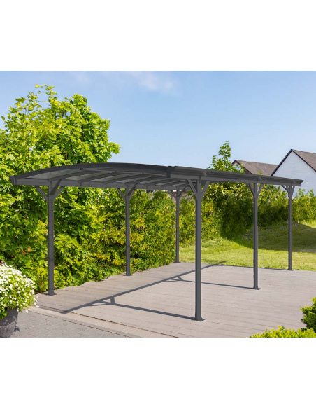 carport fritstående stål aluminium