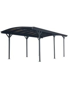 carport fritstående stål aluminium