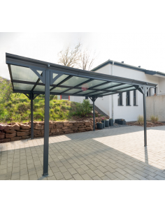 carport fritstående stål aluminium 2