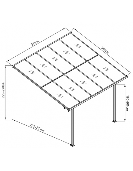 terrasseoverdækning terrasse overdækning til væg