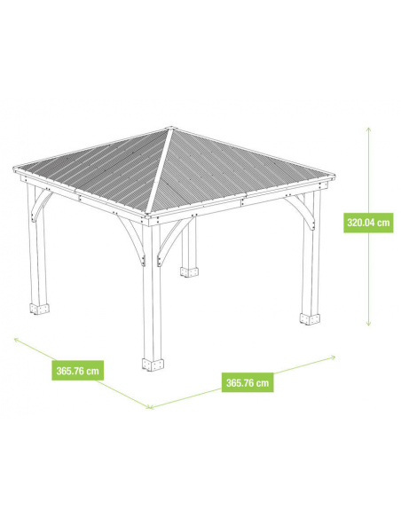 pergola træ pavillon havepavillon pavillion terrasseoverdækning terrasse overdækning