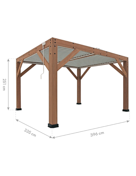 pergola træ pavillon havepavillon pavillion terrasseoverdækning terrasse overdækning