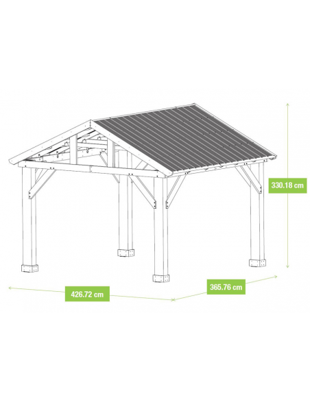 pergola træ pavillon havepavillon pavillion terrasseoverdækning terrasse overdækning