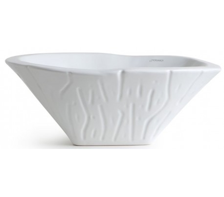 Billede af Terra håndvask i keramik 54 x 46 cm - Hvid