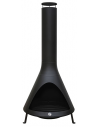 Westmann Haveovn i stål H158 x Ø72 cm - Sort