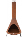 Westmann Haveovn i stål H158 x Ø72 cm - Corten
