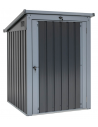 Westmann Skraldespandsskjuler i stål H134 x B104 x D101 cm - Alugrå/Antracit