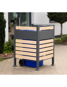 skraldespandsskjuler skraldespandsstativ stativ skjuler skraldespande 2