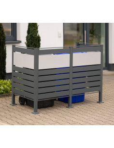 skraldespandsskjuler skraldespandsstativ stativ skjuler skraldespande 2